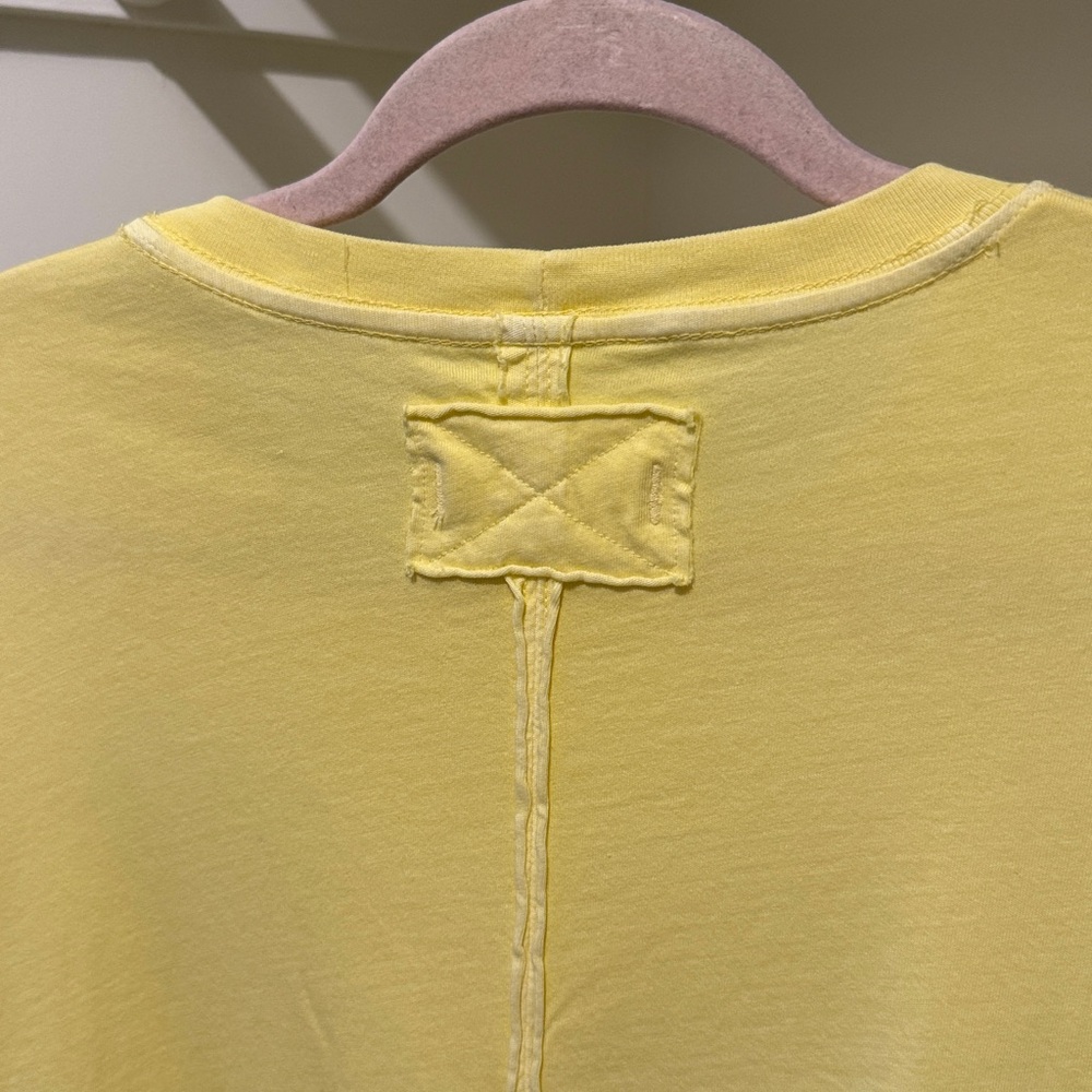 We The Free Yellow Crewneck T-Shirt - Picture 2 of 3